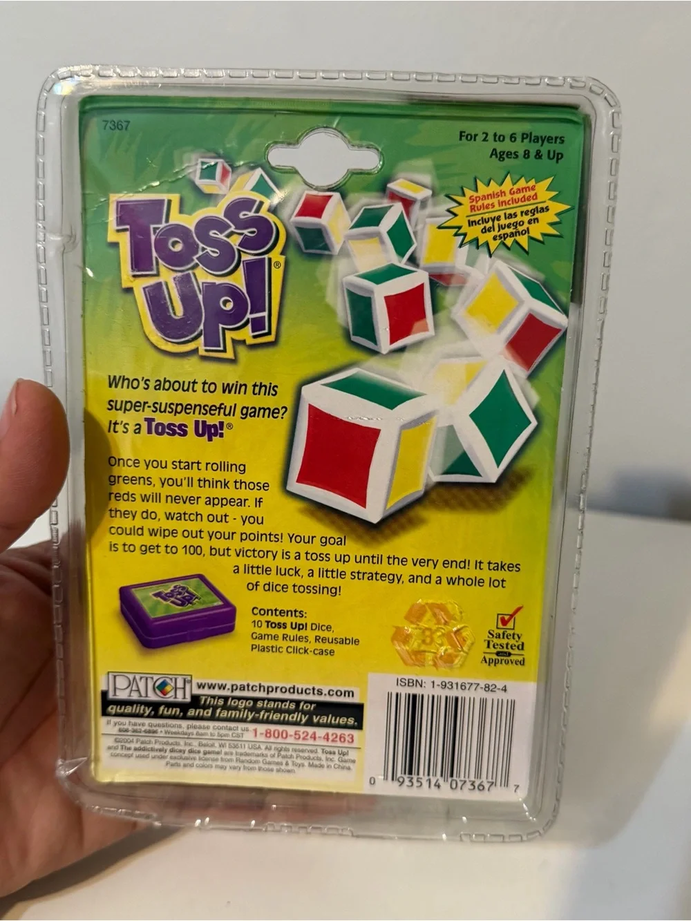 Discontinued Toss Up! Dice Game